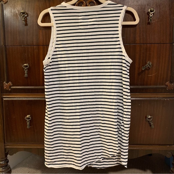 Frank & Eileen Tee Lab Striped Asymmetrical Tank Top - Picture 7 of 7
